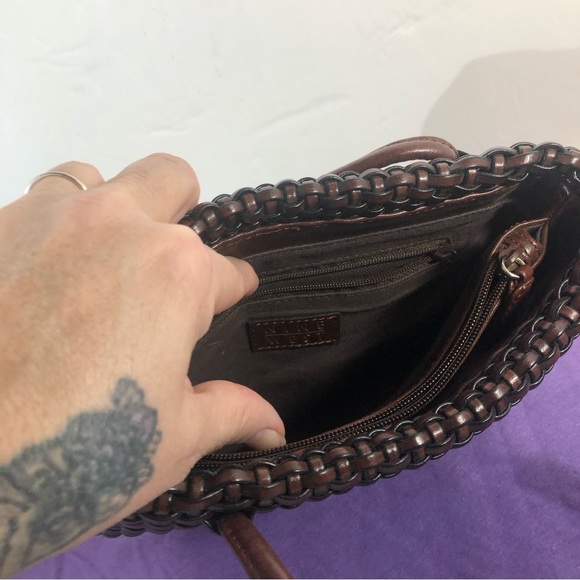 Nine West Three Compartment Weaved Purse - Picture 7 of 11